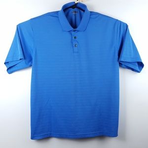 Pebble Beach Performance Mens XXL Blue Polo Shirt